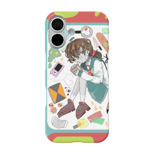 細胞でいきる iPhone Smartphone Case