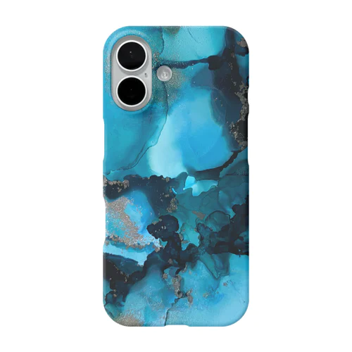海と天然石 iPhone Smartphone Case