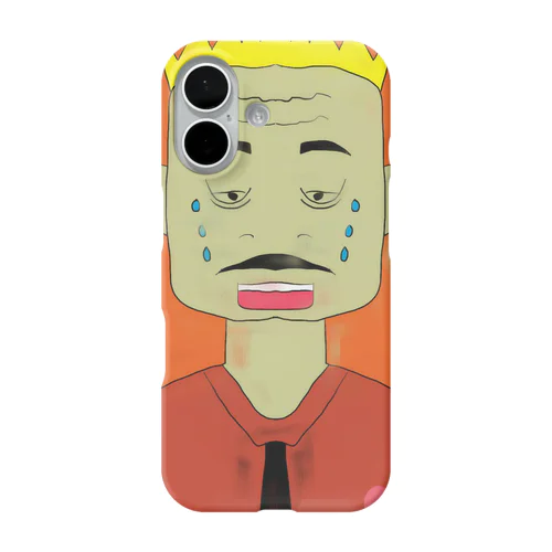 気の抜けた男 iPhone Smartphone Case