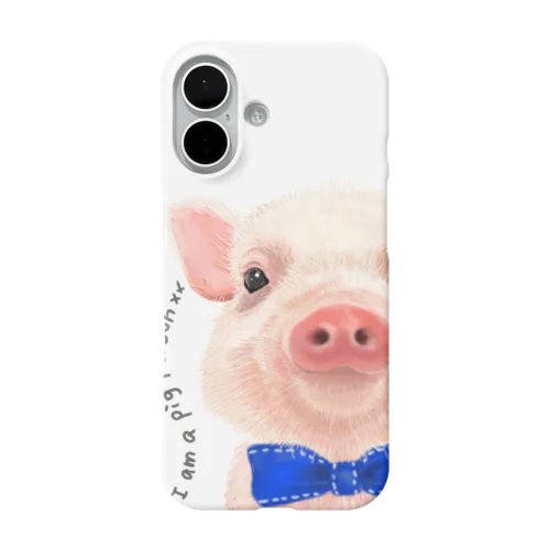 わたしはブタ派 iPhone Smartphone Case