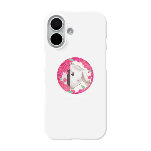バラに囲まれたラブくん iPhone Smartphone Case