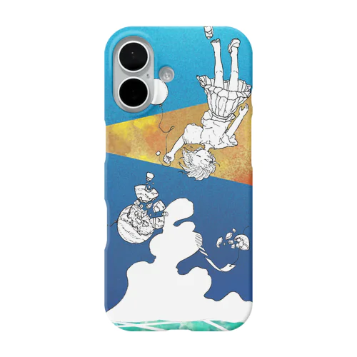 ラムネ色の花弁 iPhone Smartphone Case