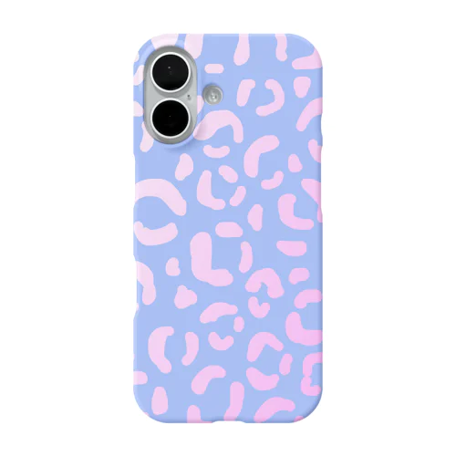 ヒョウ柄ピンクグラデ iPhone Smartphone Case