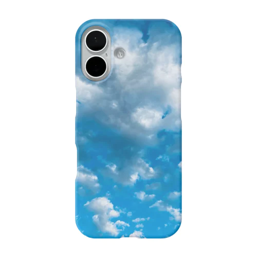 見上げた空の蒼さ iPhone Smartphone Case
