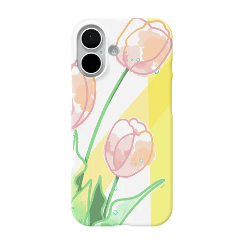 やさしいチューリップ iPhone Smartphone Case