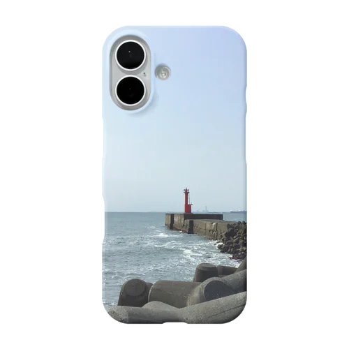 赤い灯台 iPhone Smartphone Case