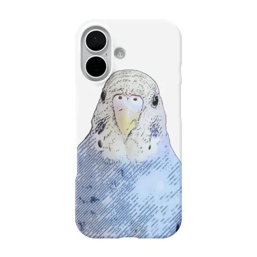 セキセイインコのつーちゃん☆ iPhone Smartphone Case