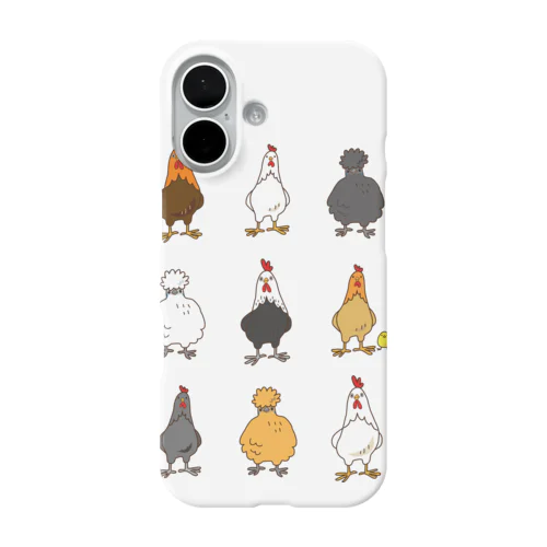 にわとりイロイロ iPhone Smartphone Case