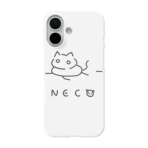 あしのとれたねこ(文字入り) iPhone Smartphone Case