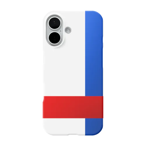 レッドブルーライン iPhone Smartphone Case