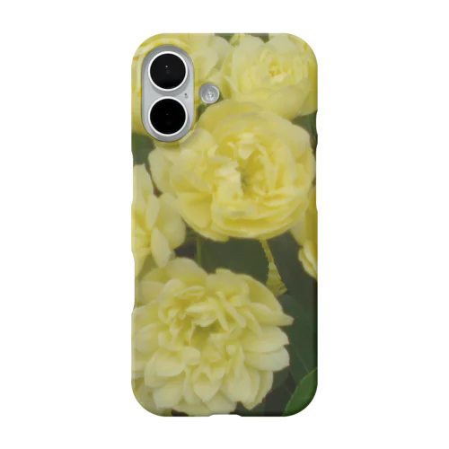 黄色いミニバラ iPhone Smartphone Case