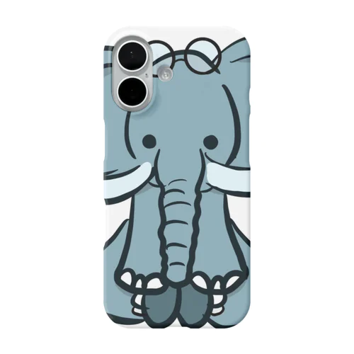 すわるメガネぞう iPhone Smartphone Case