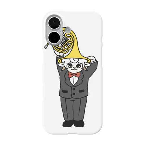 ホルンをかぶった羊 iPhone Smartphone Case