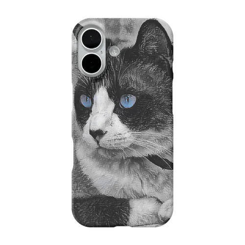 碧目猫 iPhone Smartphone Case