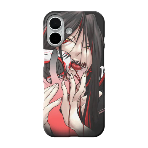 狐の吽飴 iPhone Smartphone Case