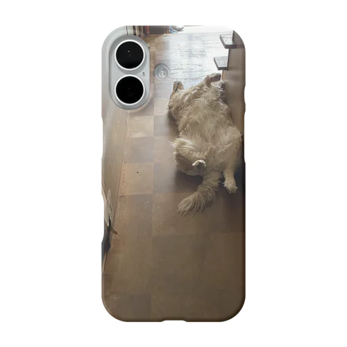 ひっくりかえったいぬ iPhone Smartphone Case