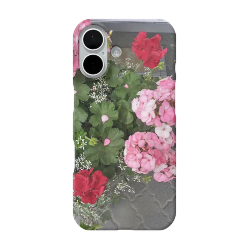 散歩時の花 iPhone Smartphone Case