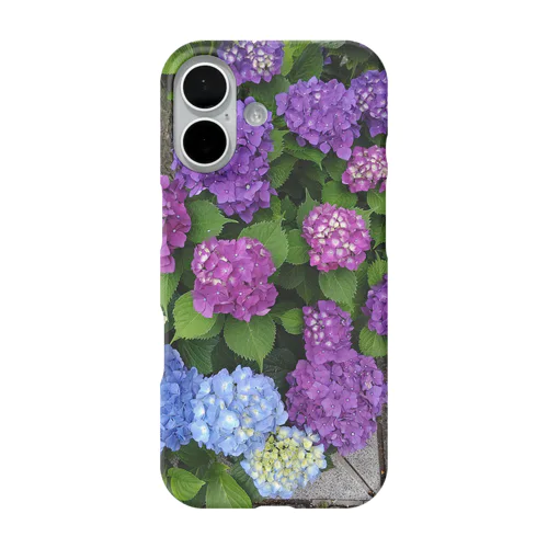 紫陽花 iPhone Smartphone Case