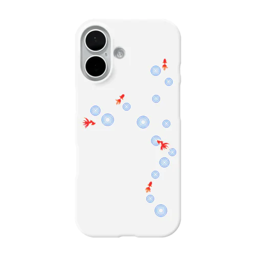 波紋×金魚 iPhone Smartphone Case