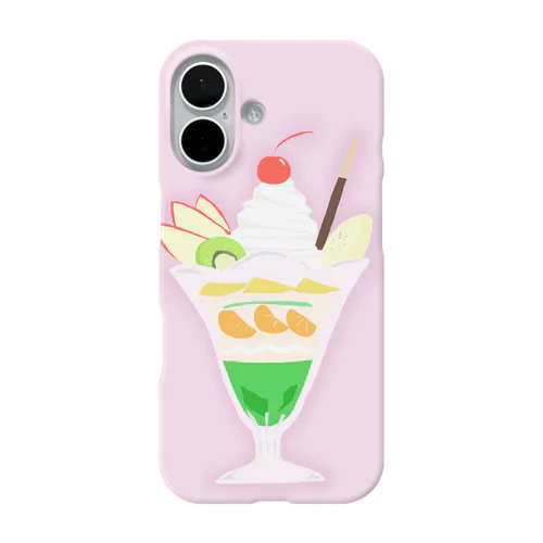 レトロパフェ気分 iPhone Smartphone Case