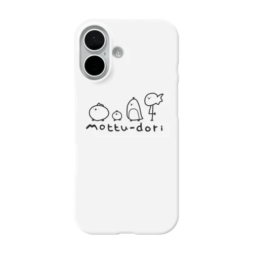 もつどりず　くろ iPhone Smartphone Case