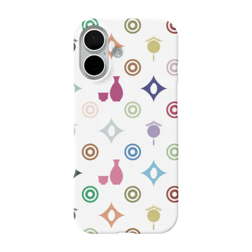 日本酒マルチカラー iPhone Smartphone Case