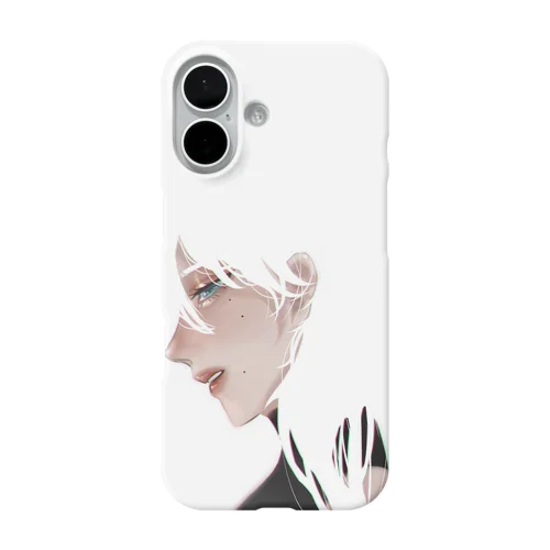 儚い白色 iPhone Smartphone Case
