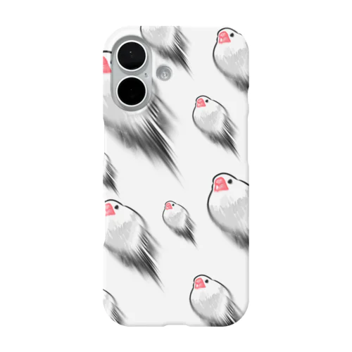 とぶんちょミサイル(文鳥) iPhone Smartphone Case