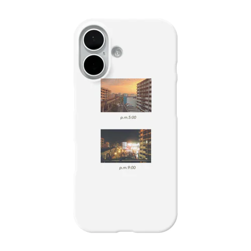 ベランダの日没 iPhone Smartphone Case
