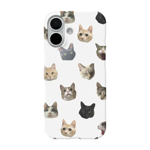 猫顔ドット iPhone Smartphone Case