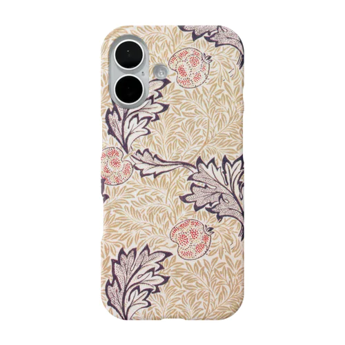 ウィリアム・モリス《りんご》ベージュver. iPhone Smartphone Case