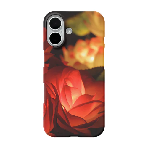 iPhone 8 Plus/7 Plus Smartphone Case Handmade Fake Flower LED Light Design iPhone Smartphone Case