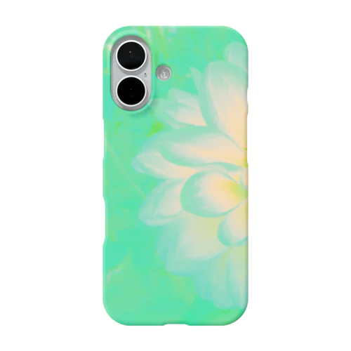 花＊花　ペパーミントグリーン iPhone Smartphone Case