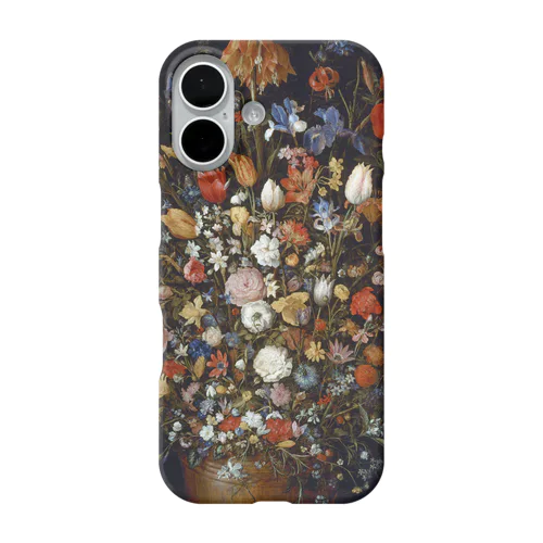 ヤン・ブリューゲル（父）《木の器に咲く花》 iPhone Smartphone Case