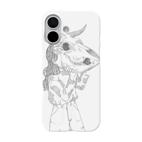 牛骨ガール iPhone Smartphone Case