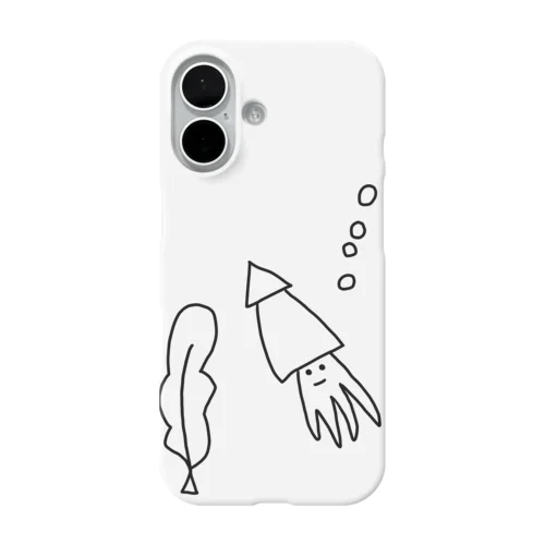 (　´・ω・｀　)すくうぃっど iPhone Smartphone Case