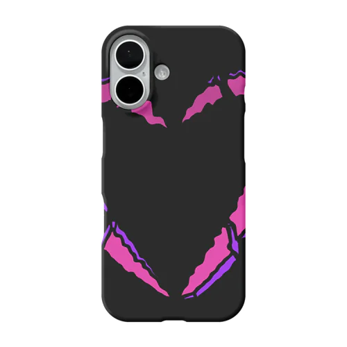 ゆらゆらのハート iPhone Smartphone Case