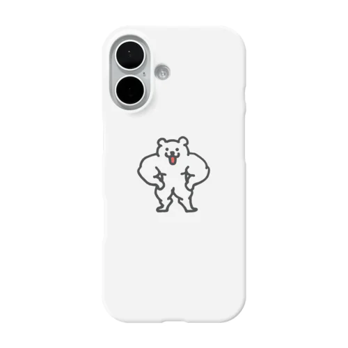 マッチョなクマ iPhone Smartphone Case