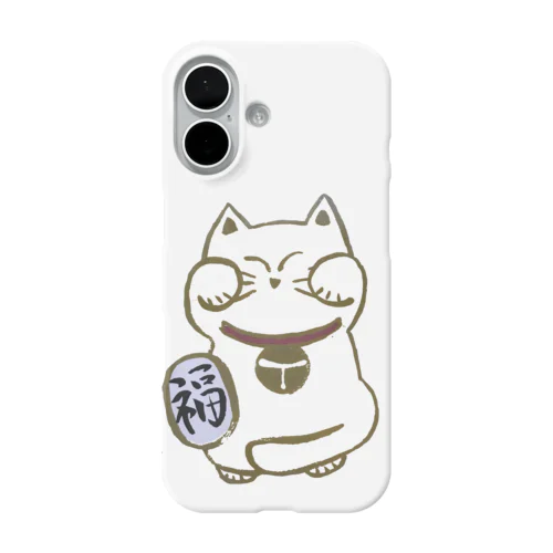 美照の招きねこ　福にゃん iPhone Smartphone Case