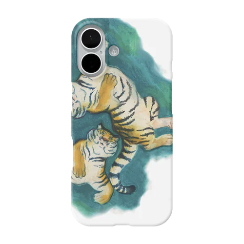 態度の悪いトラ iPhone Smartphone Case