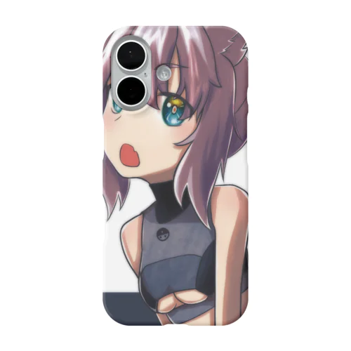 ケモ耳ポニーテールの女の子 iPhone Smartphone Case
