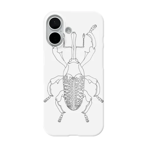ホホジロアシナガゾウムシ iPhone Smartphone Case