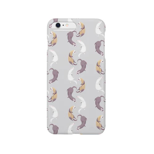 ferret(gray) スマホケース