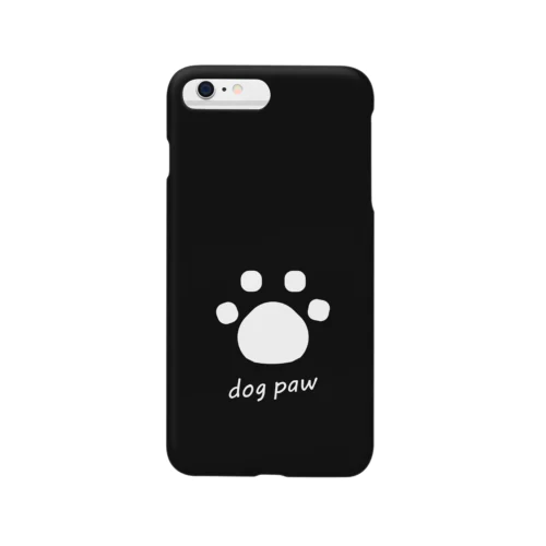 dog paw　スマホケース（黒） Smartphone Case