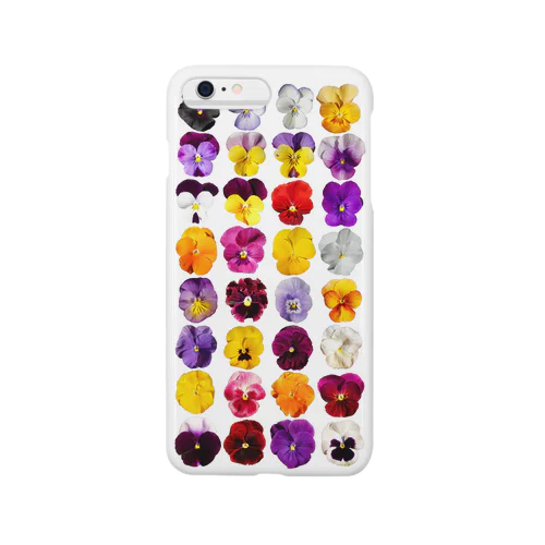 パンジーとビオラのお花モチーフデザイン グッズ Smartphone Case