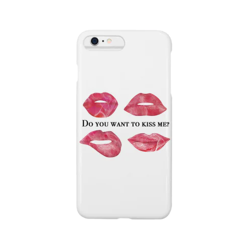 do u want to kiss me? Smartphone Case