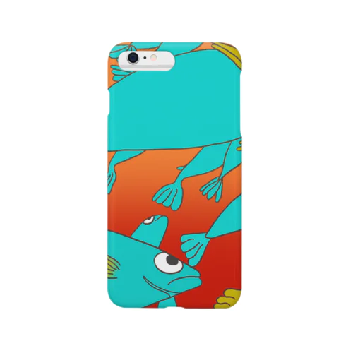 スイスイスイ🐟（オレンジ） Smartphone Case