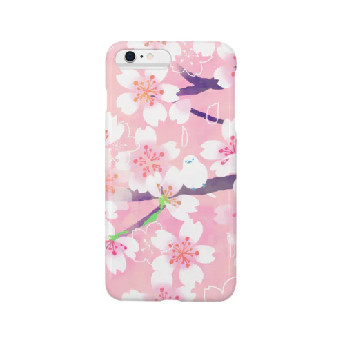 桜と隠れ鳥 Smartphone Case