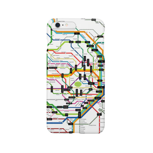 Tokyo Metro route map スマホケース