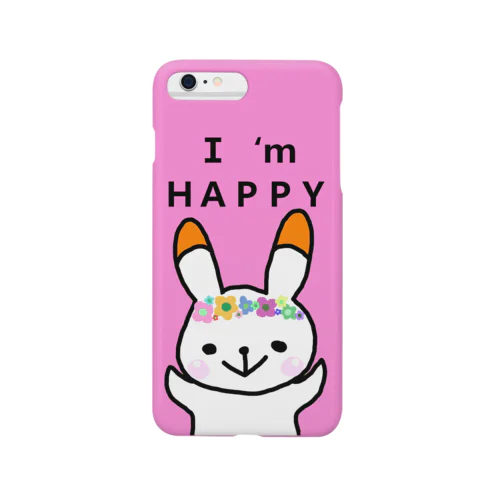 ヘタうさ～花冠ピンク～ Smartphone Case